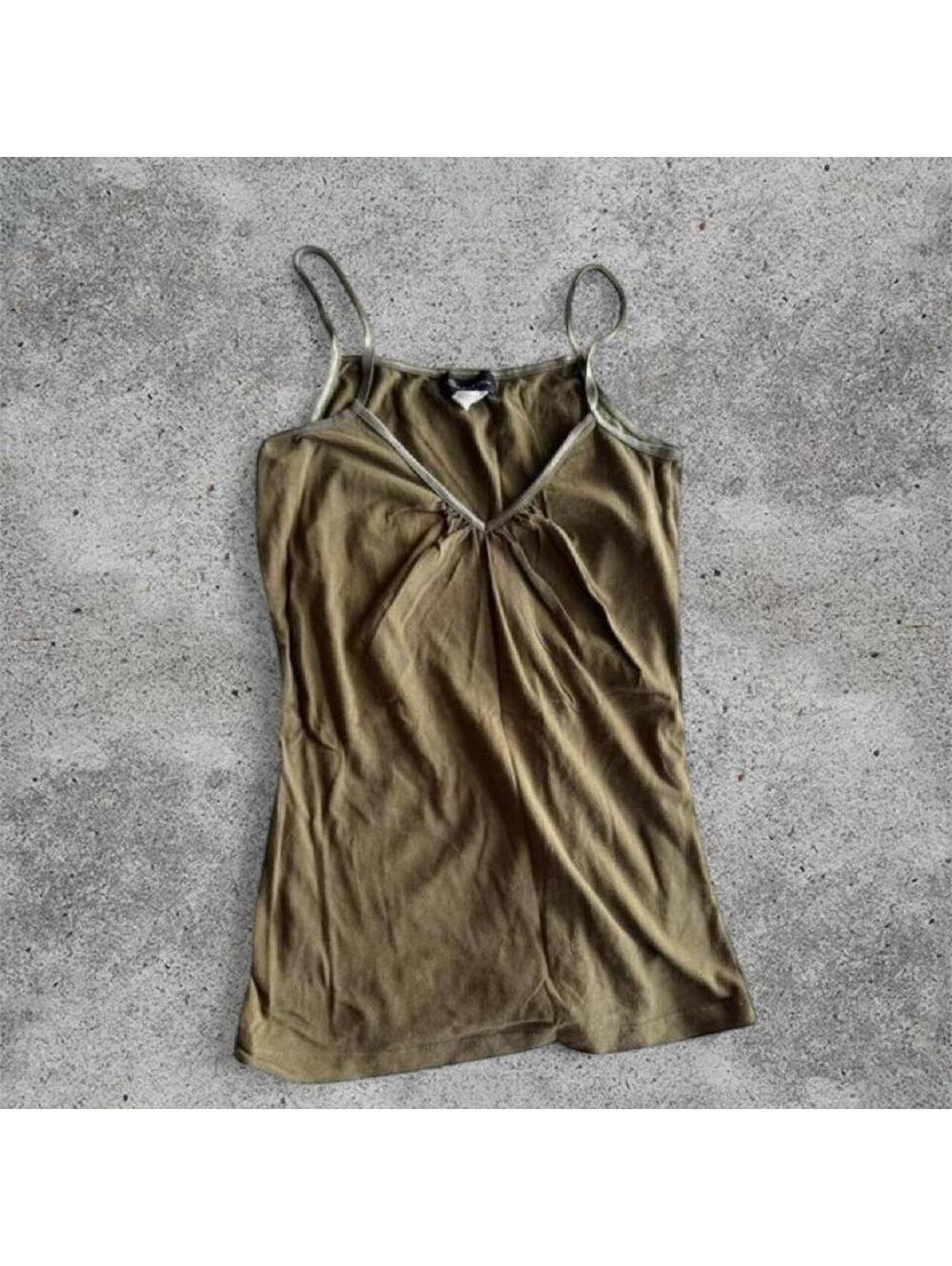 Seductions kaki green cami